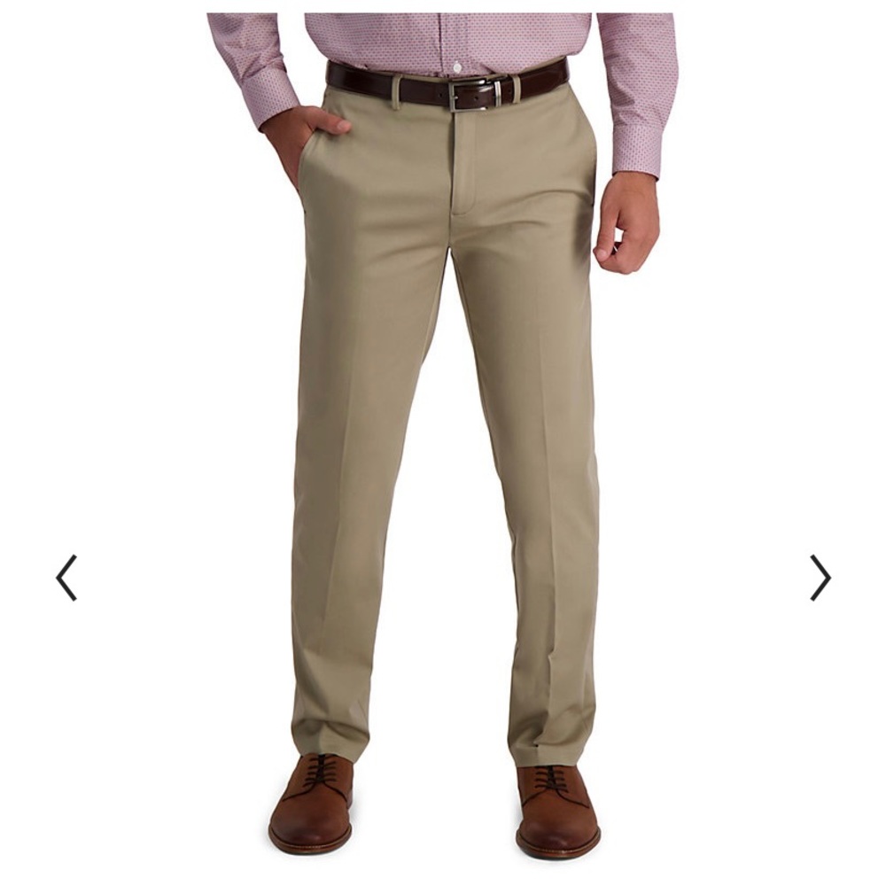 NEW Haggar Mens Dress Pants, Khaki